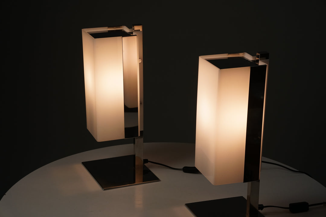 Set of table lights, Lars-Gunnar Nordström, Metallimestarit, 1970s