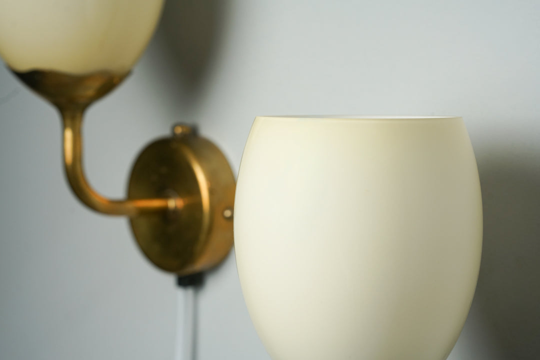 Pair of model 9447 wall lights, Paavo Tynell, Oy Taito Ab, 1950s