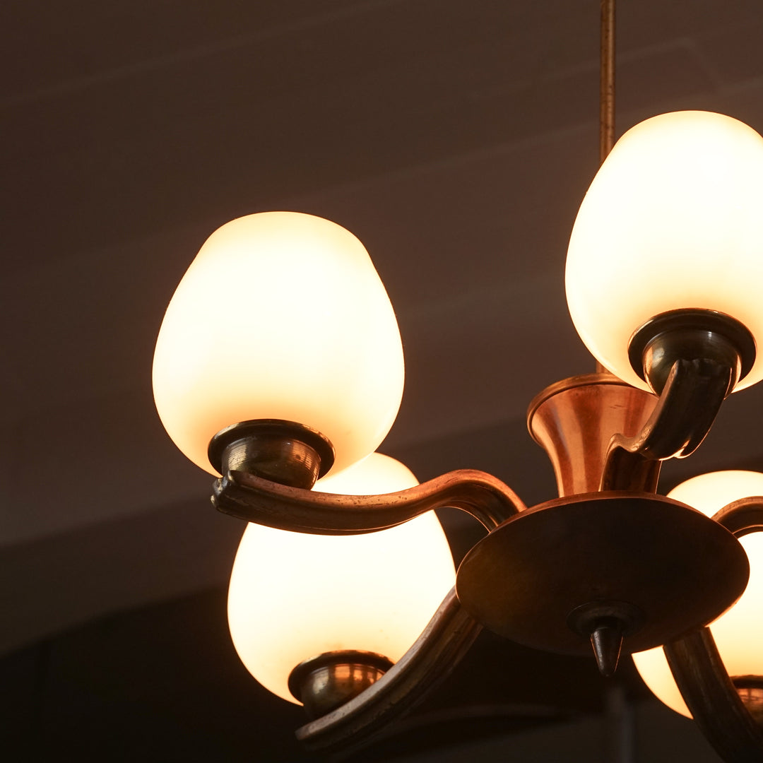Pendant model 1256/3, Paavo Tynell, Taito Oy, 1930/1940s