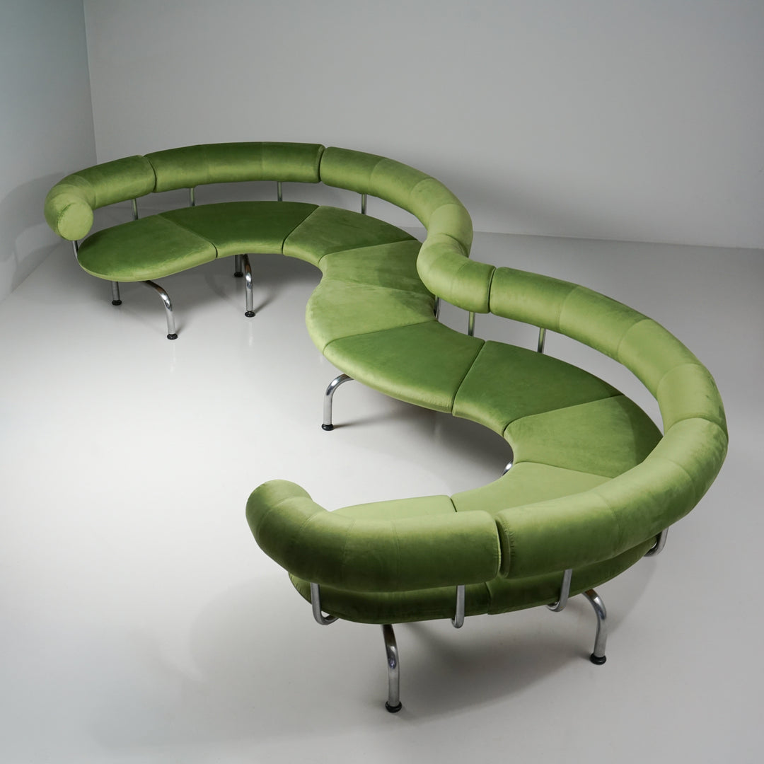 "Pipeline" sohva, Johannes Foersom & Peter Hiort Lorenzen, Erik Jørgensen, 80-luku