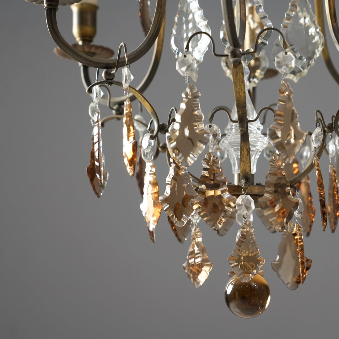 Model 1465 chandelier, Paavo Tynell, Taito Oy, 1930s