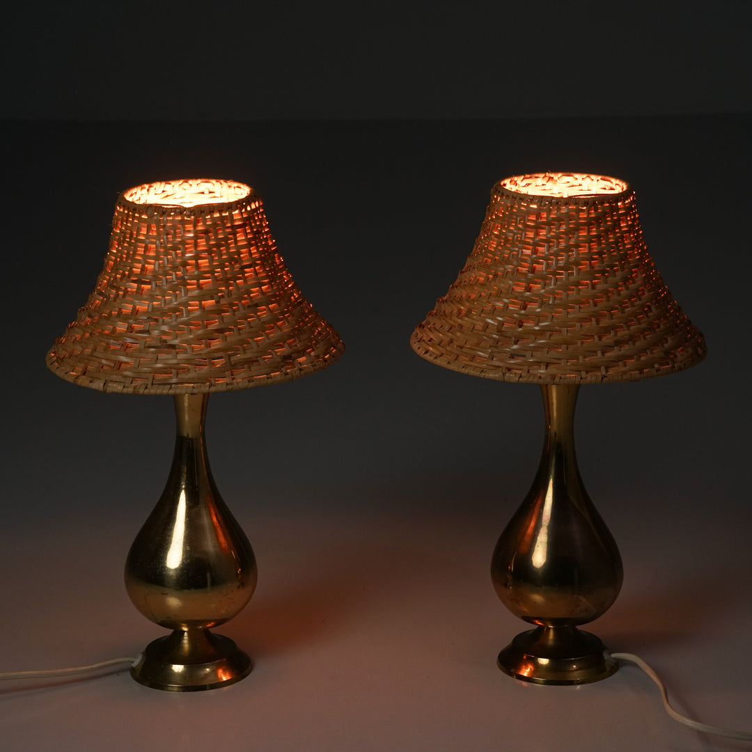 Pair of table lamps, Sweden, 1970s