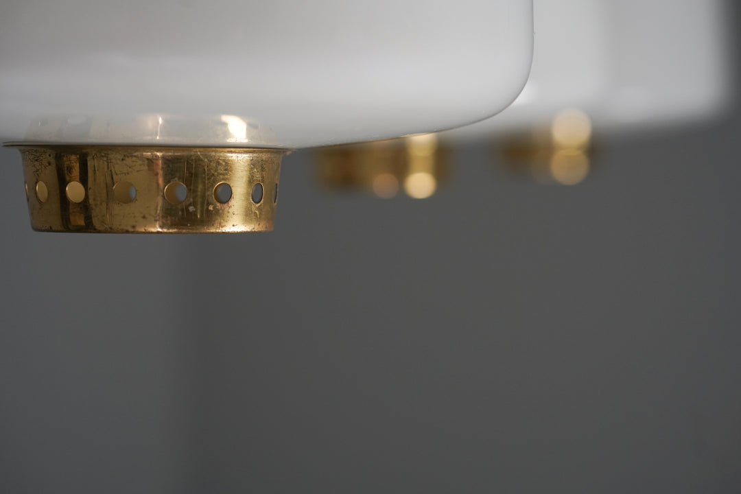 Rare flush mounts (3 pieces), Lisa Johansson-Pape, Orno, 1940/1950s