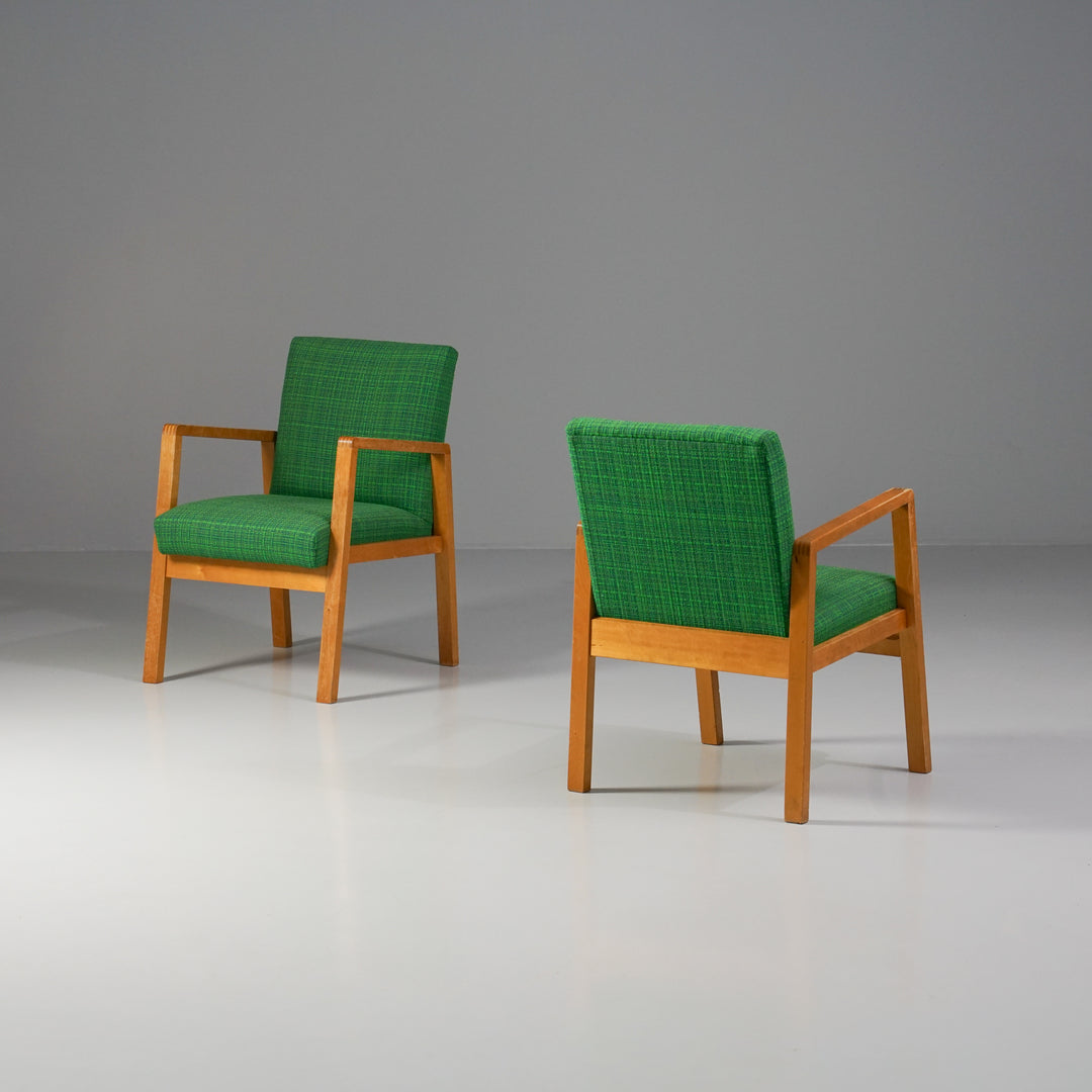 Malli 54 nojatuoli pari, Alvar Aalto, Oy Huonekalu- ja Rakennustyötehdas Ab, 40/50-luku