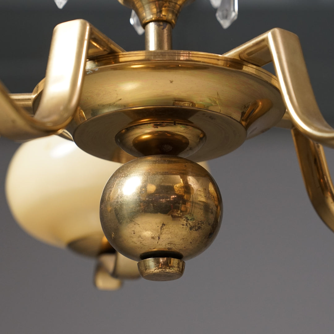 Chandelier, attr. Paavo Tynell, 1940s
