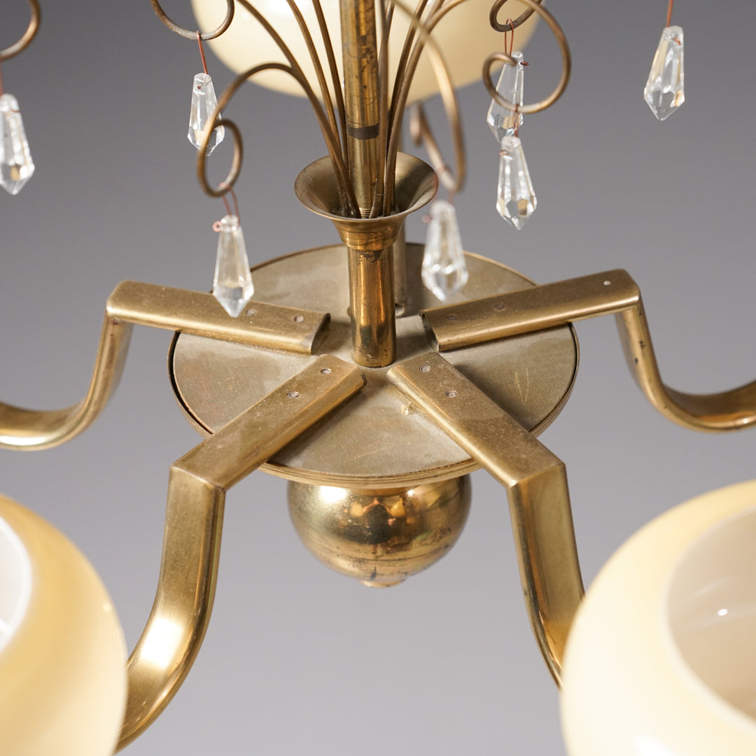 Chandelier, attr. Paavo Tynell, 1940s