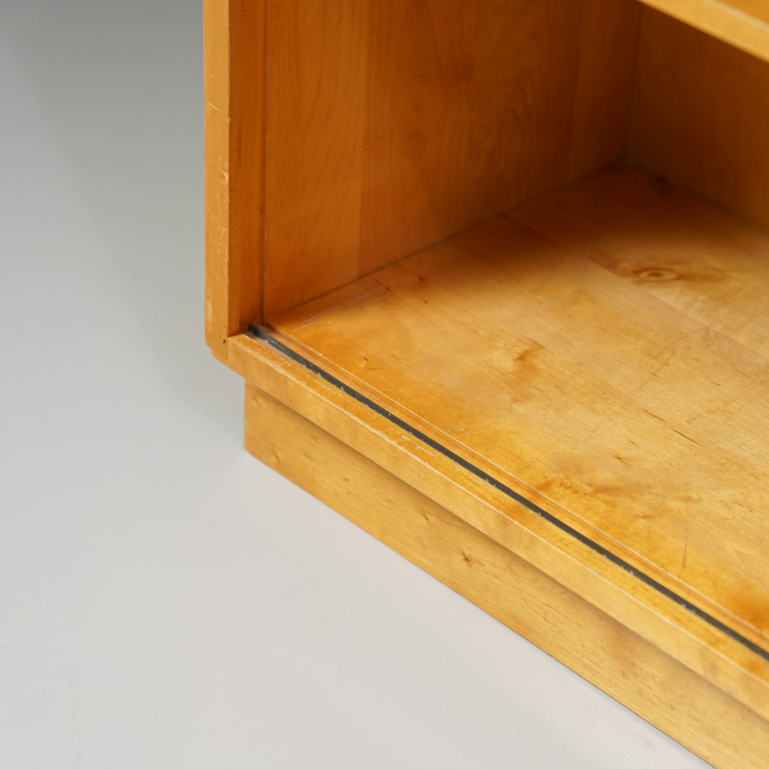 Rare model 506 stackable shelving unit, Aino Aalto, Oy Huonekalu- ja Rakennustyötehdas Ab, 1930s