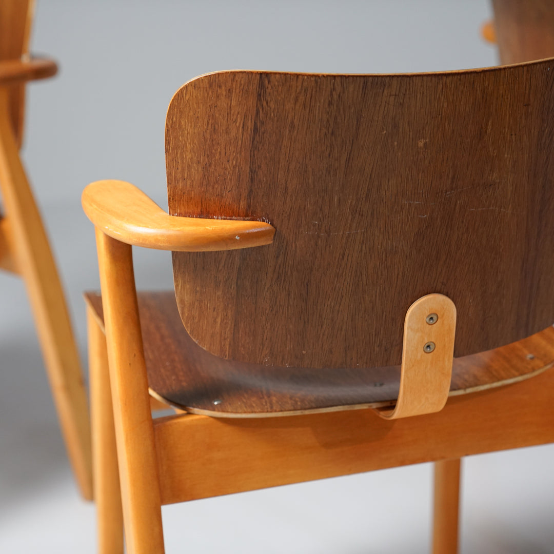 Model Domus chairs (4 pieces), Ilmari Tapiovaara, 1950s