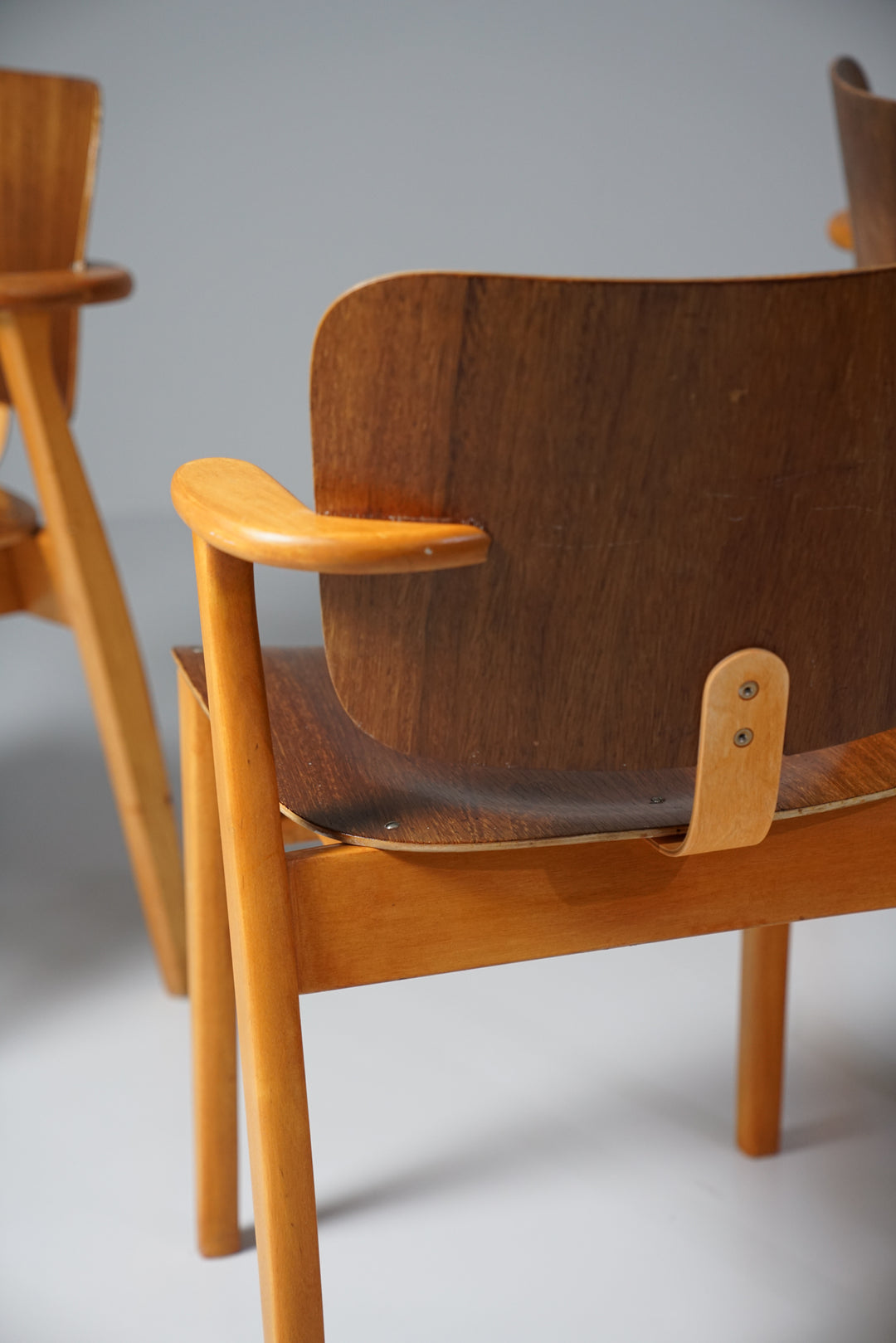 Model Domus chairs (4 pieces), Ilmari Tapiovaara, 1950s