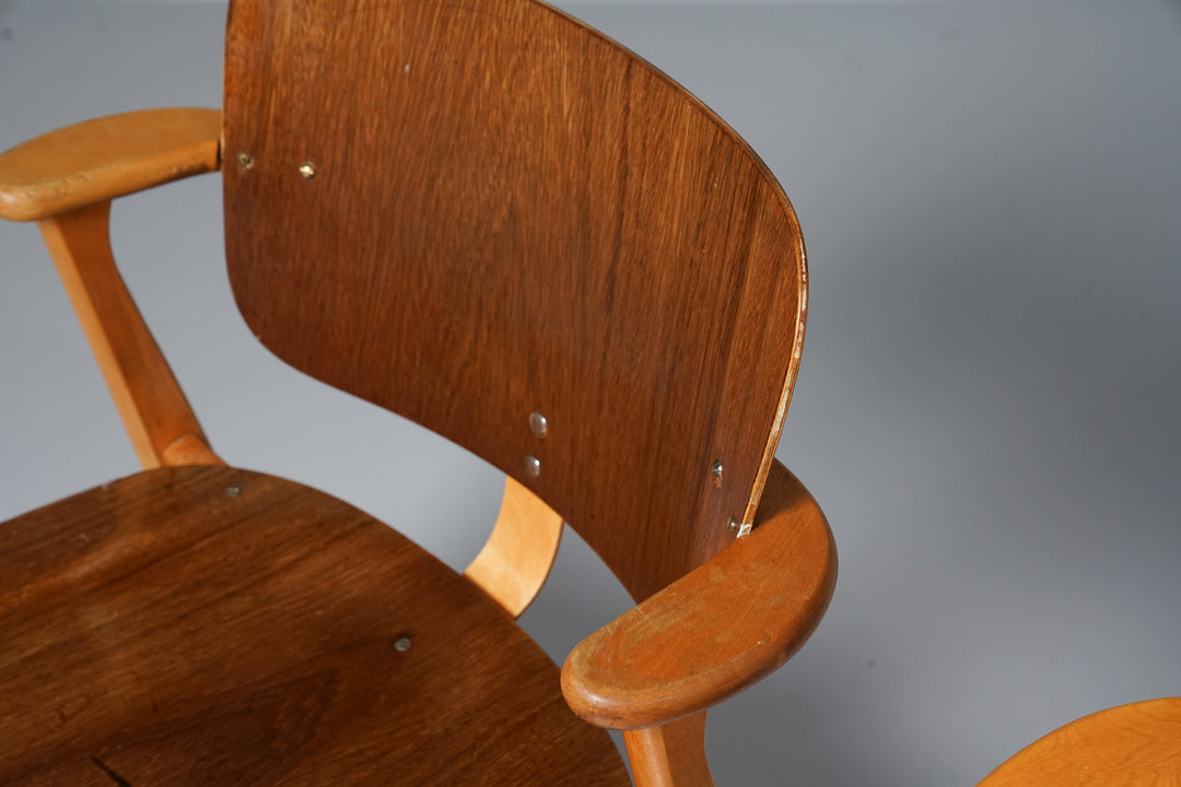 Model Domus chairs (4 pieces), Ilmari Tapiovaara, 1950s