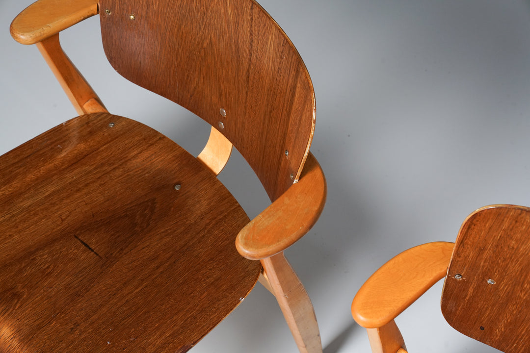 Model Domus chairs (4 pieces), Ilmari Tapiovaara, 1950s