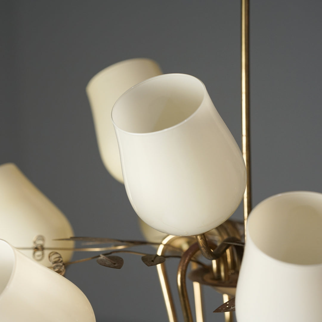 Rare model 85/9 chandelier, Itsu, 1950s