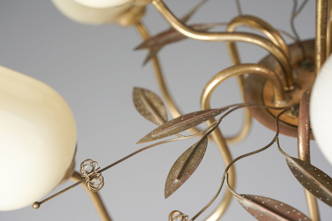Rare model 85/9 chandelier, Itsu, 1950s