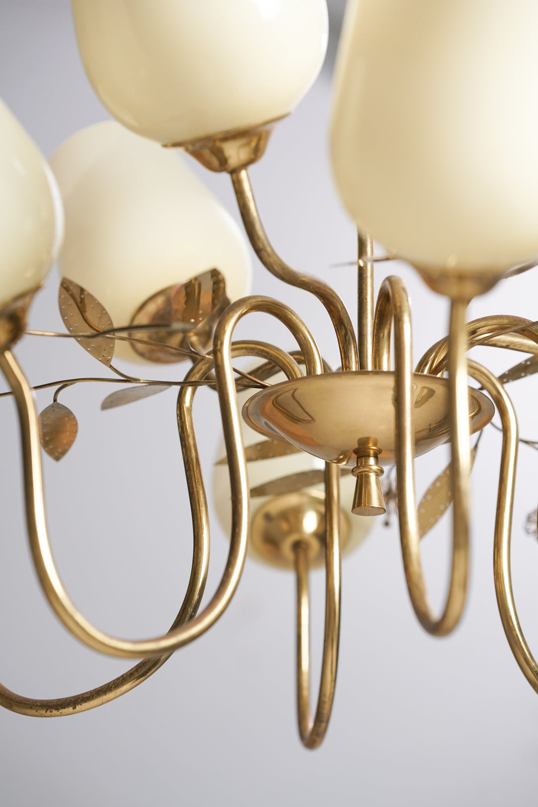 Rare model 85/9 chandelier, Itsu, 1950s