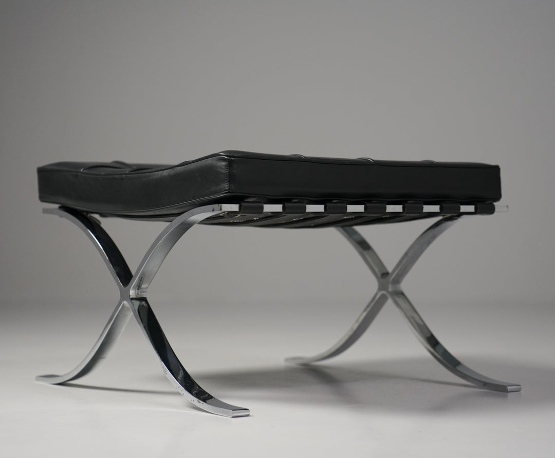 Model 251Y Barcelona stool (2 pieces), Ludwig Mies van der Rohe, Knoll, Early 2000s