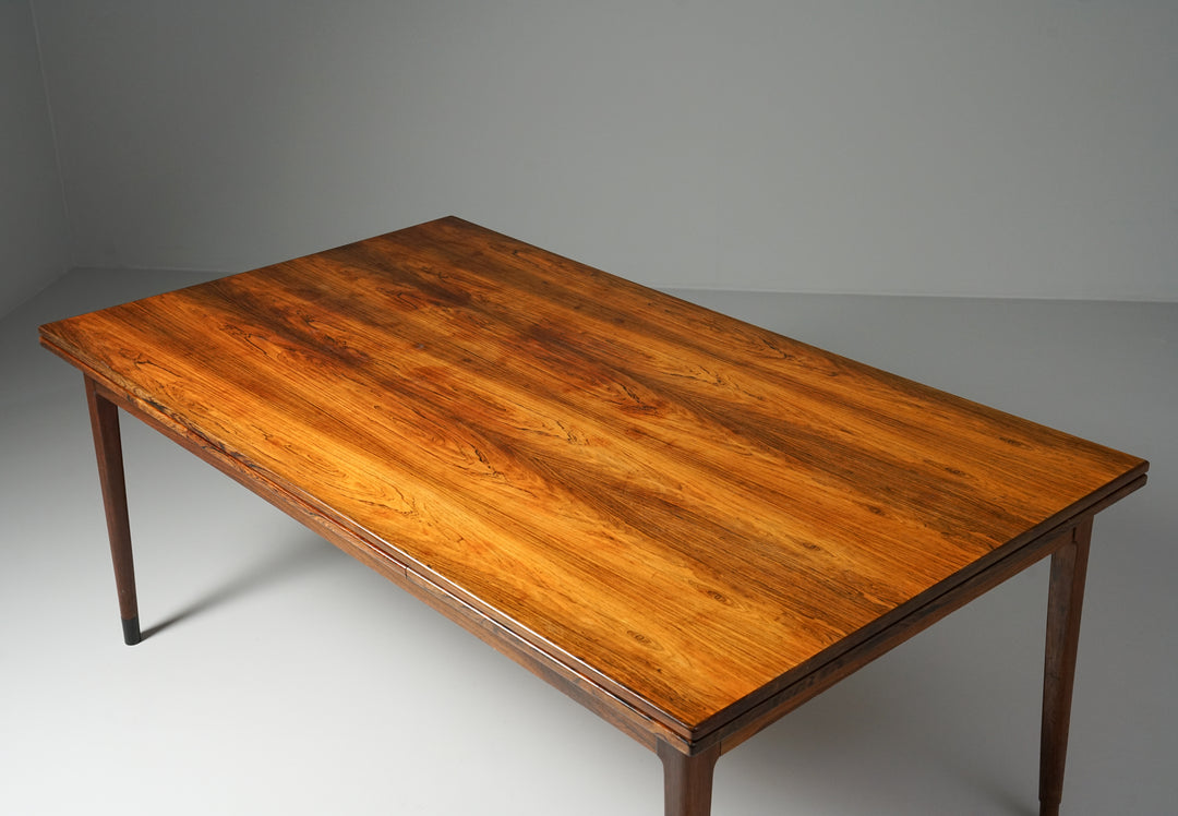 Extendable dining table, Niels Otto Møller, J.L Møllers Møbelfabrik, Denmark, 1960s