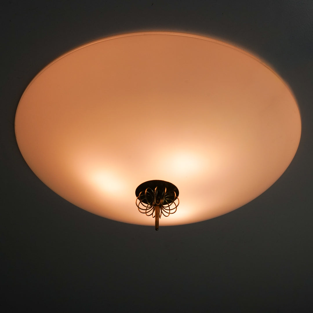 Model 2093 flush mount, Paavo Tynell, Idman, Mid-20th Century 