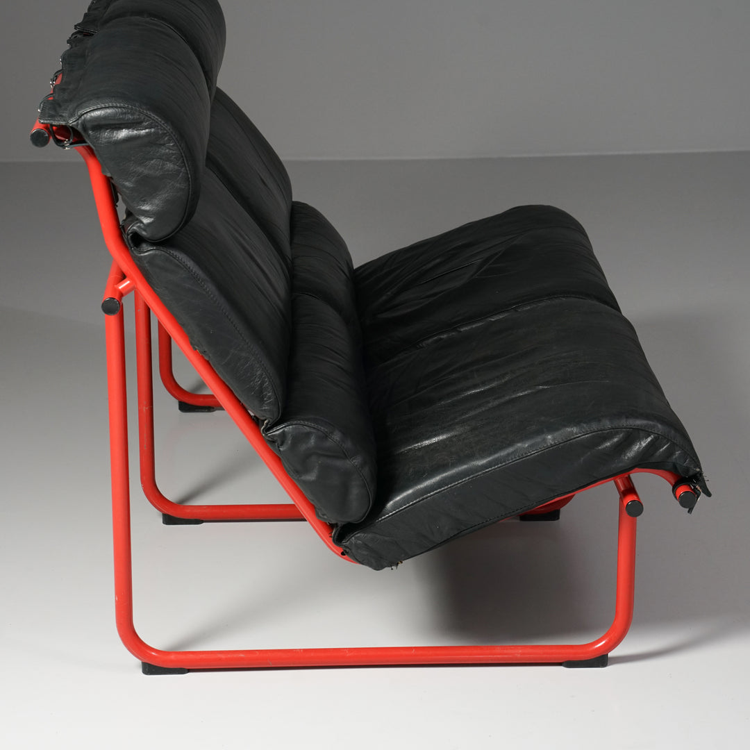 Rare model Remmi sofa,  Yrjö Kukkapuro, Haimi Oy, 1970s