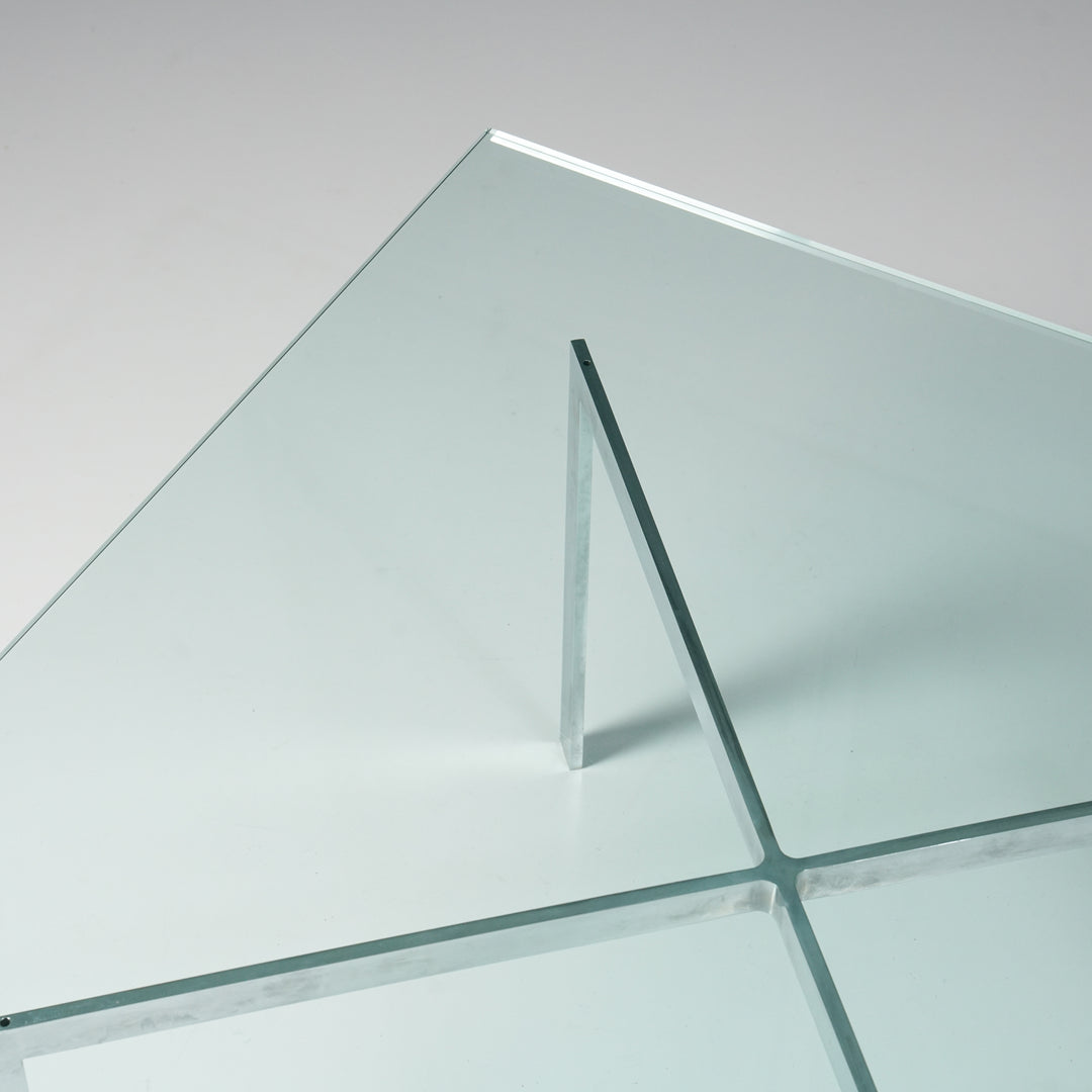 Model 252 Barcelona glass table/coffee table, Ludwig Mies van der Rohe, Knoll, Early 2000s