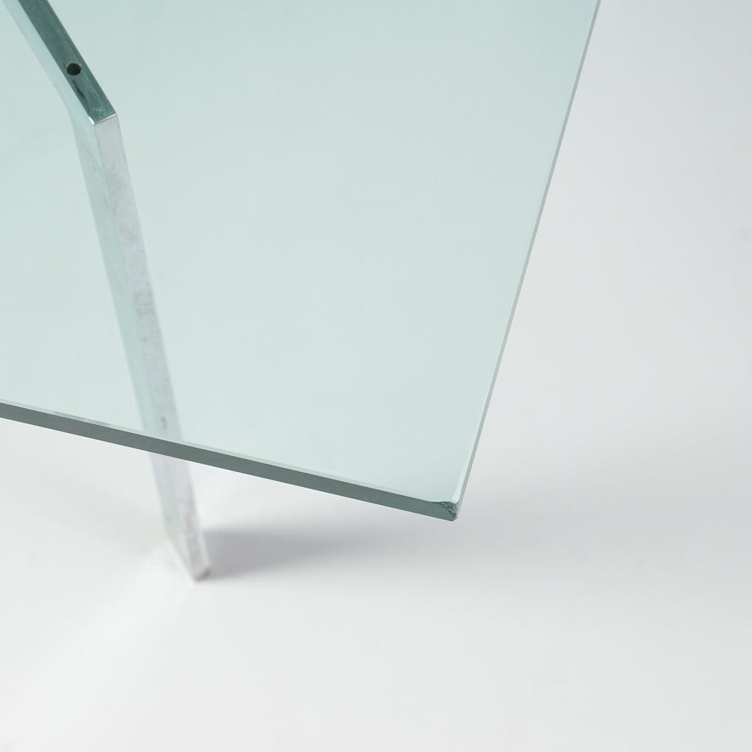 Model 252 Barcelona glass table/coffee table, Ludwig Mies van der Rohe, Knoll, Early 2000s