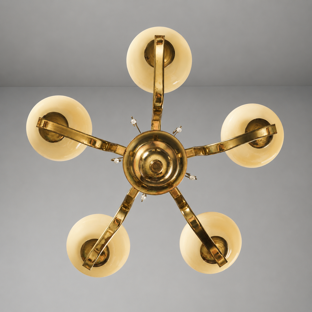 Chandelier, attr. Paavo Tynell, 1940s